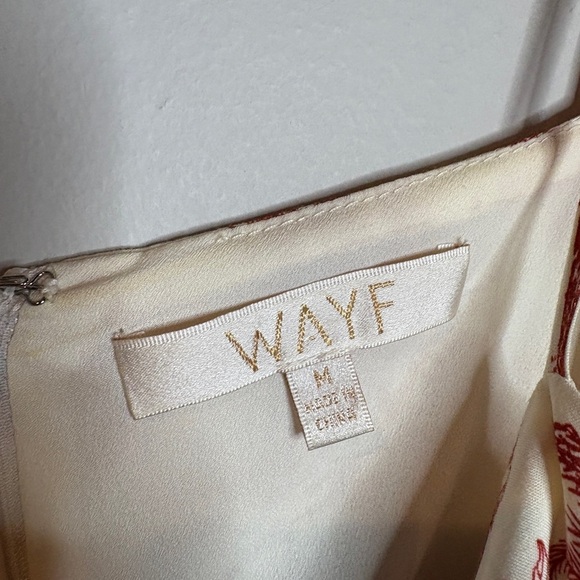 WAYF Etoile patterned corset ruffle sleeve dress - Picture 5 of 7